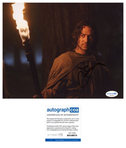 Maxim Baldry Rings of Power Signed Autograph 8x10 Photo ACOA