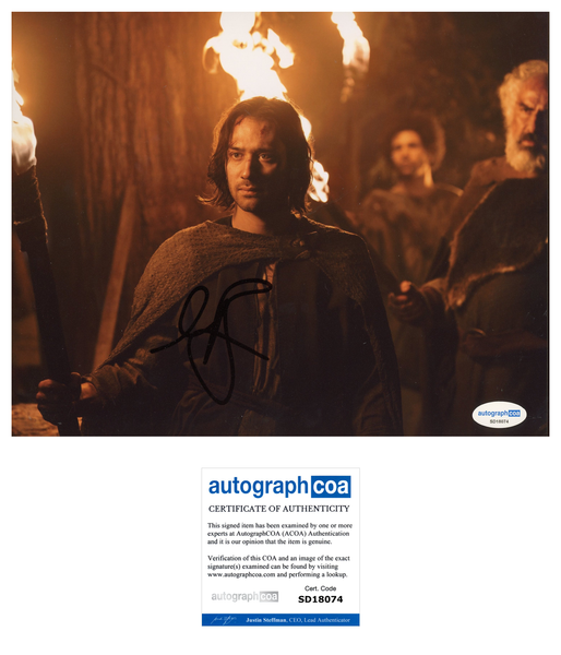 Maxim Baldry Rings of Power Signed Autograph 8x10 Photo ACOA