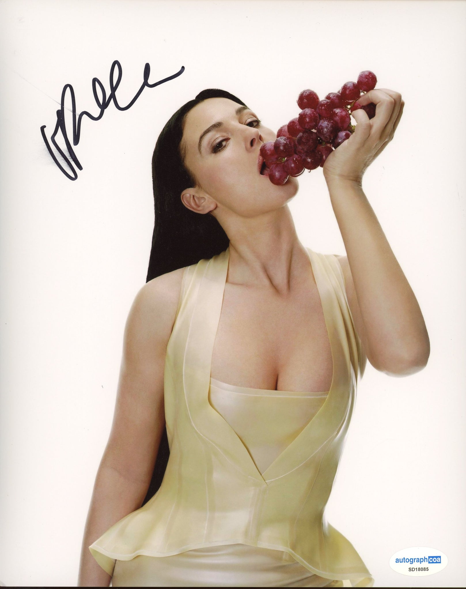 Monica Bellucci Sexy Signed Autograph 8x10 Photo ACOA