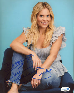 Candace Cameron Bure Sexy Signed Autograph 8x10 Photo ACOA