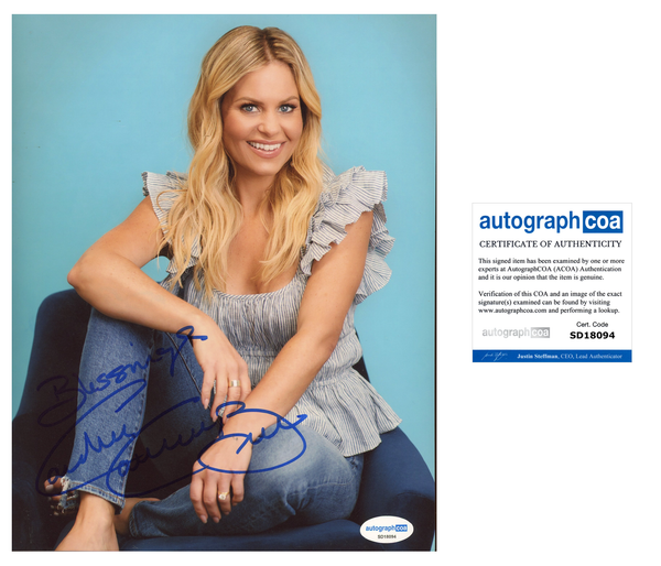 Candace Cameron Bure Sexy Signed Autograph 8x10 Photo ACOA