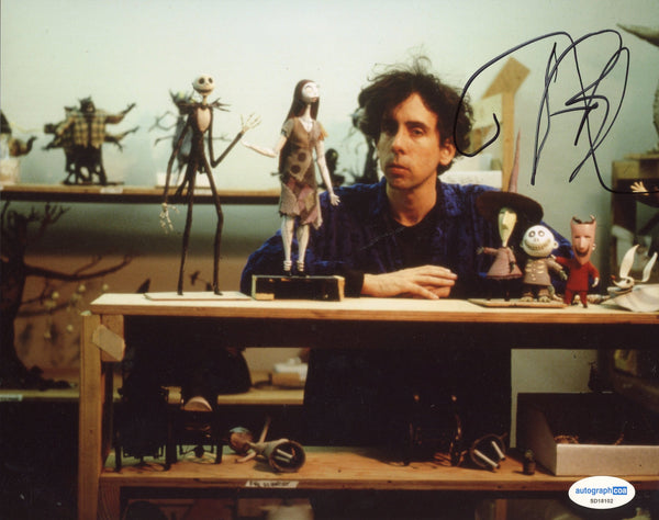 Tim Burton Nightmare Signed Autograph 8x10 Photo ACOA