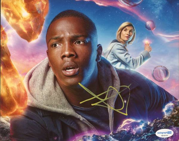 Tosin Cole Doctor Who Signed Autograph 8x10 Photo ACOA