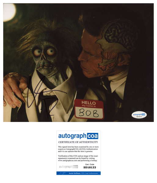 Willem Dafoe Beetlejuice Signed Autograph 8x10 Photo ACOA