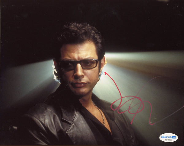 Jeff Goldblum Jurassic Park Signed Autograph 8x10 Photo ACOA