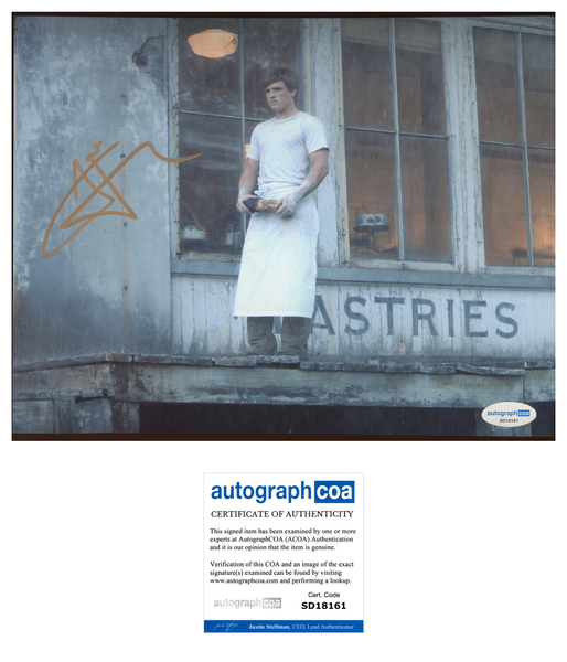 Josh Hutcherson Hunger Games Signed Autograph 8x10 Photo ACOA