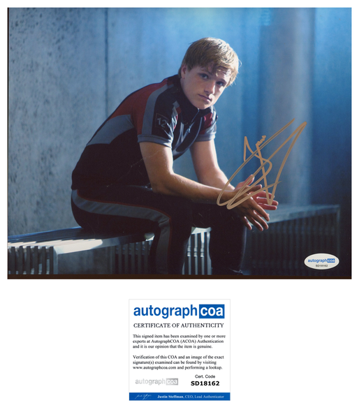 Josh Hutcherson Hunger Games Signed Autograph 8x10 Photo ACOA