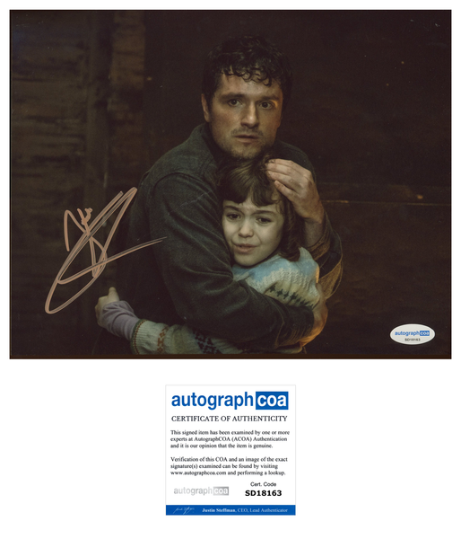 Josh Hutcherson Five Nights Freddy's Signed Autograph 8x10 Photo ACOA