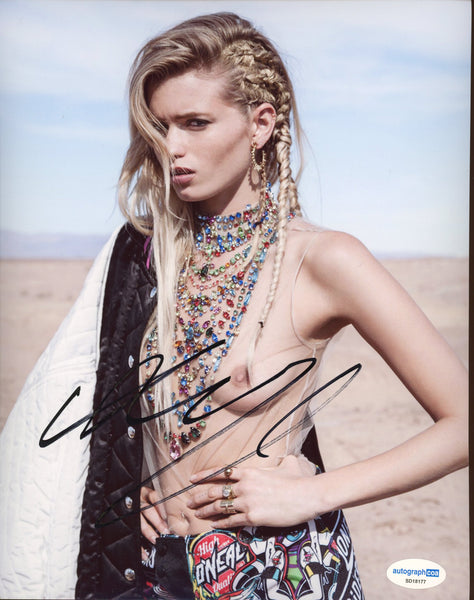 Abbey Lee Kershaw Sexy Signed Autograph 8x10 Photo ACOA