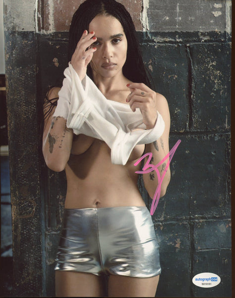 Zoe Kravitz Sexy NSFW Signed Autograph 8x10 Photo ACOA