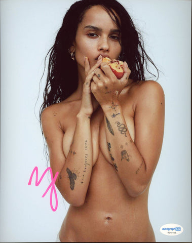 Zoe Kravitz Sexy NSFW Signed Autograph 8x10 Photo ACOA