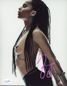 Zoe Kravitz Sexy NSFW Signed Autograph 8x10 Photo ACOA