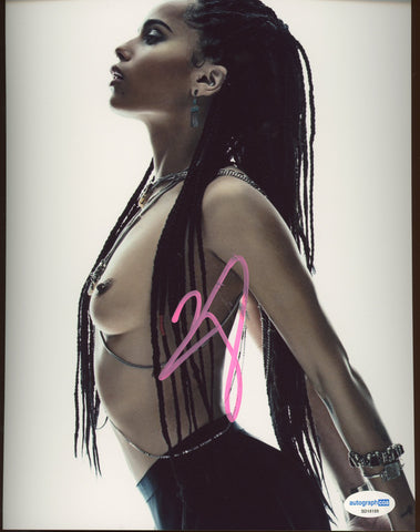 Zoe Kravitz Sexy NSFW Signed Autograph 8x10 Photo ACOA