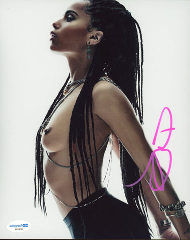 Zoe Kravitz Batman Signed Autograph 8x10 Photo ACOA