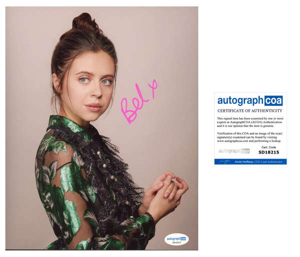 Bel Powley Sexy Signed Autograph 8x10 Photo ACOA