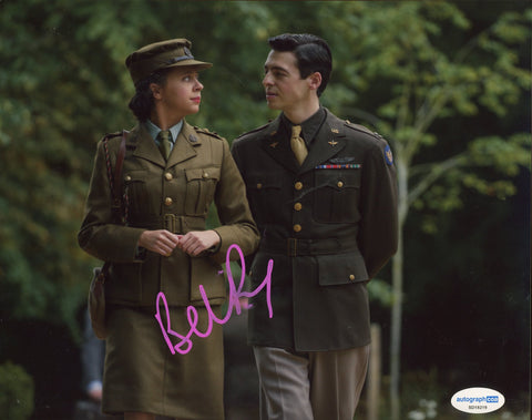 Bel Powley Masters of Air Signed Autograph 8x10 Photo ACOA