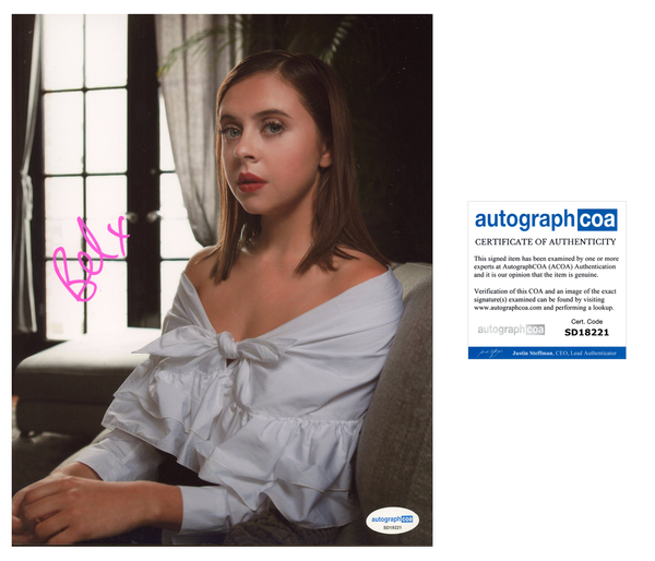 Bel Powley Masters of Air Signed Autograph 8x10 Photo ACOA