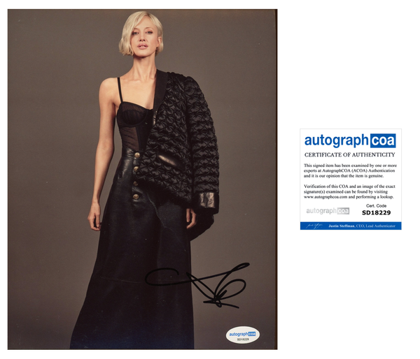 Andrea Riseborough Signed Autograph 8x10 Photo ACOA