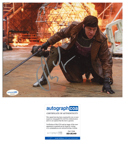 Channing Tatum Deadpool Signed Autograph 8x10 Photo ACOA