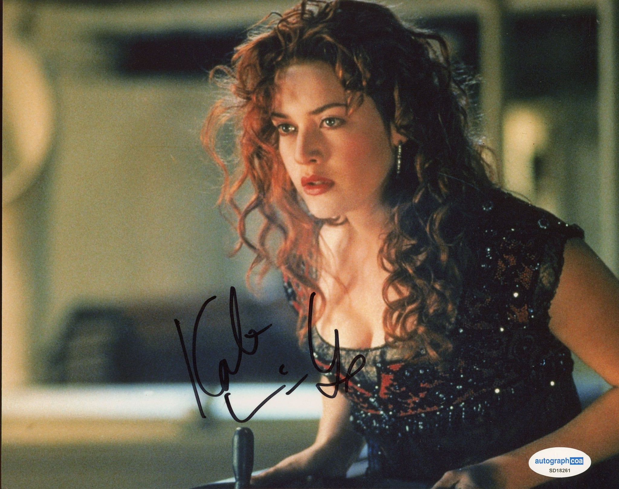 Kate Winslet Titanic Signed Autograph 8x10 Photo ACOA