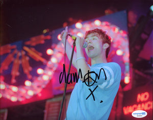 Damon Albarn Blur Signed Autograph 8x10 Photo ACOA