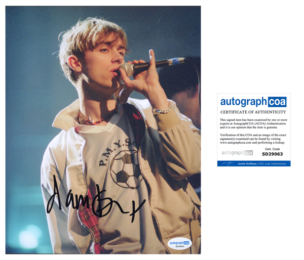 Damon Albarn Blur Signed Autograph 8x10 Photo ACOA