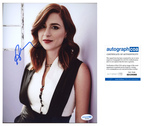 Aya Cash The Boys Signed Autograph 8x10 Photo ACOA