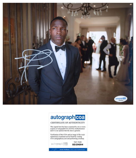 Tosin Cole Doctor Who Signed Autograph 8x10 Photo ACOA