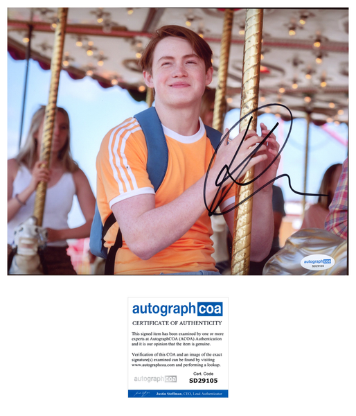 Kit Connor Heartstopper Signed Autograph 8x10 Photo ACOA