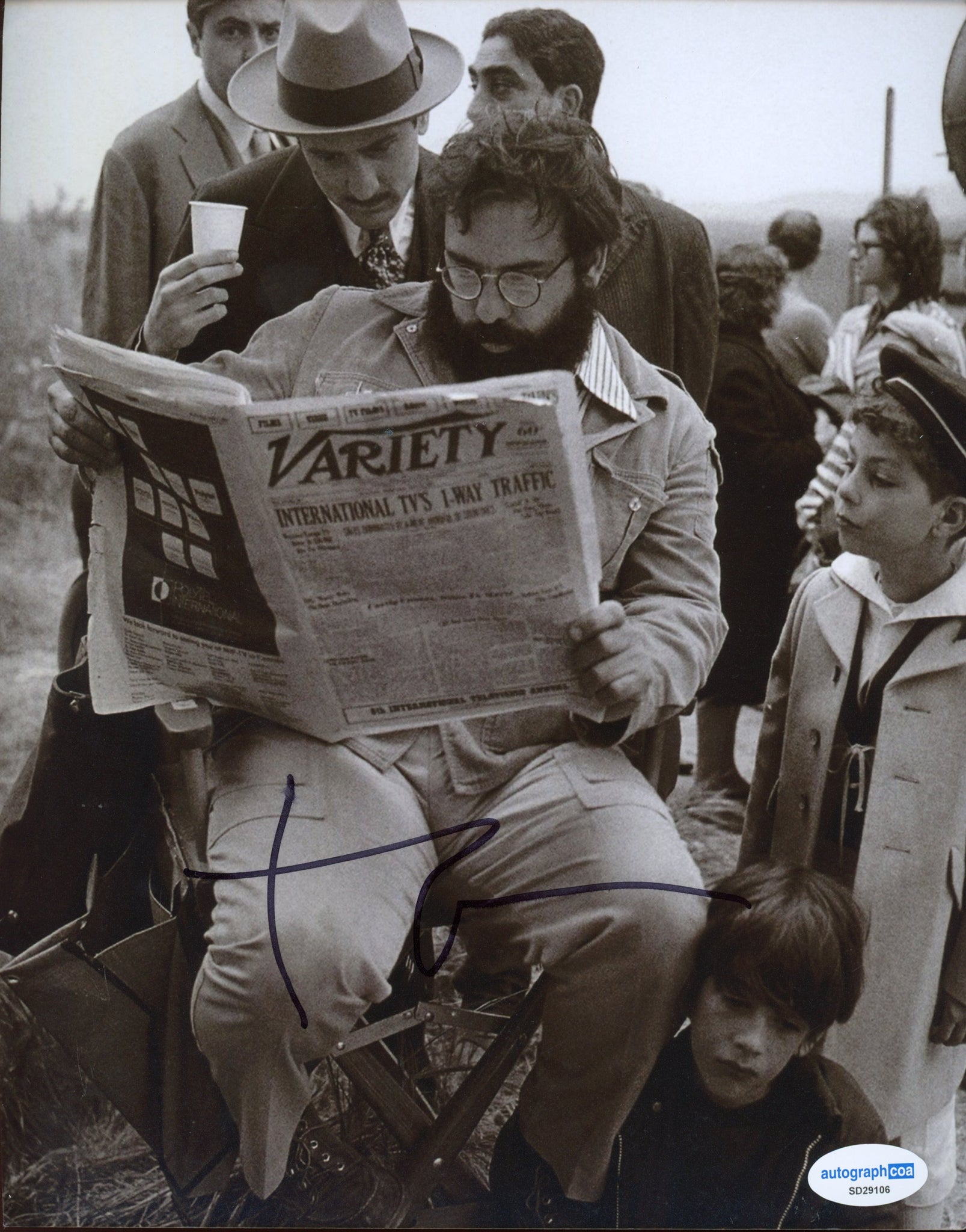 Francis Ford Coppola Apocalypse Now Signed Autograph 8x10 Photo ACOA