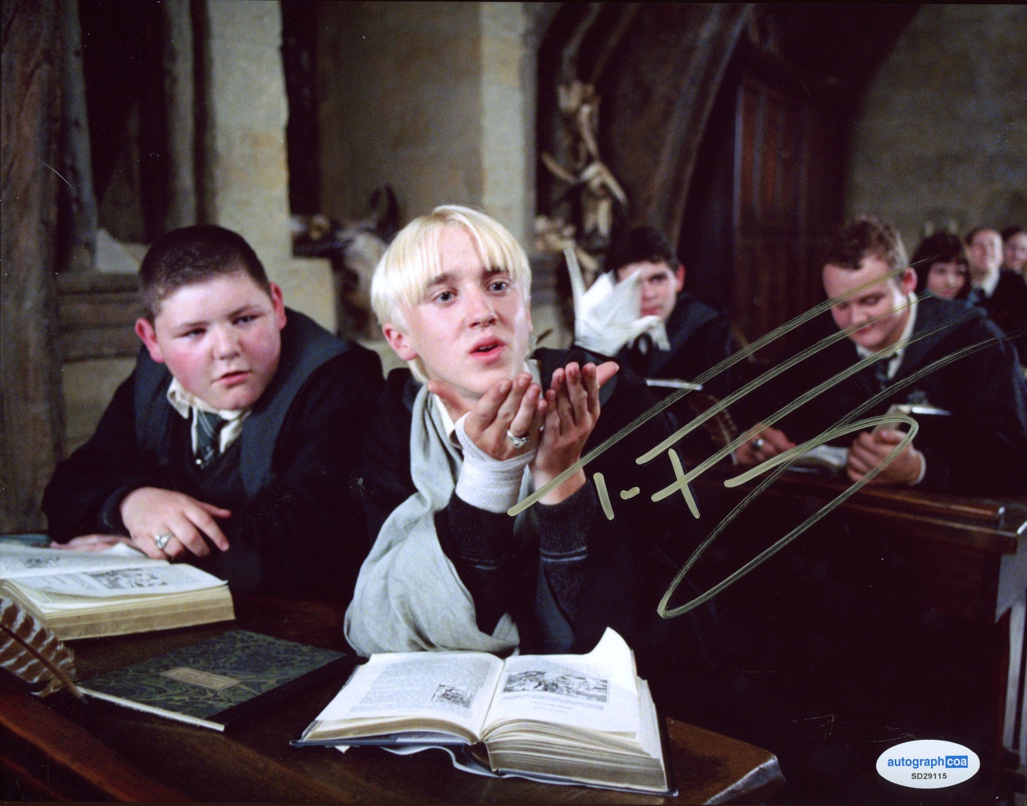 Tom Felton Harry Potter Signed Autograph 8x10 Photo ACOA