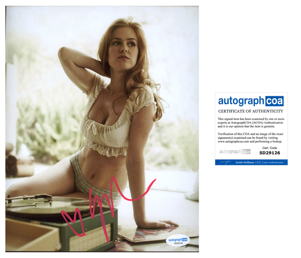 Isla Fisher Sexy Signed Autograph 8x10 Photo ACOA