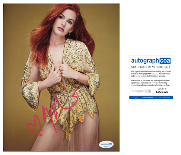 Isla Fisher Sexy Signed Autograph 8x10 Photo ACOA