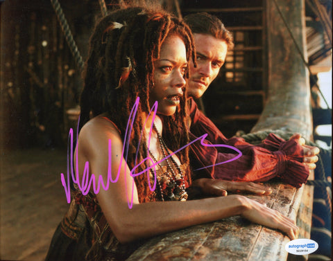 Naomie Harris Pirates Signed Autograph 8x10 Photo ACOA