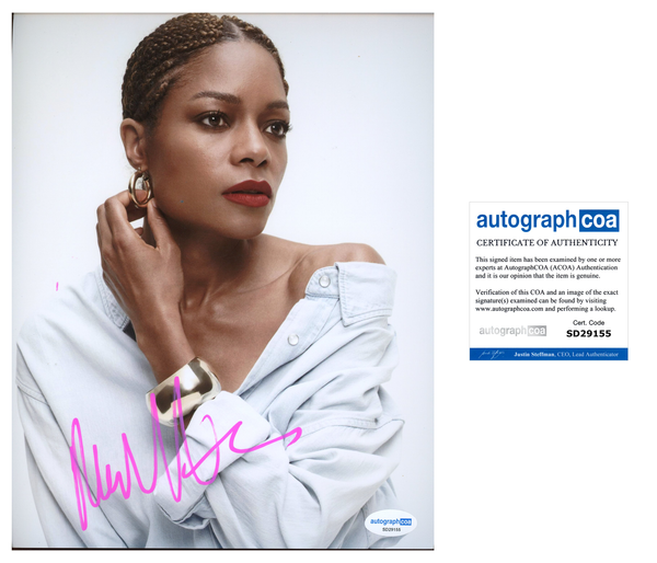 Naomie Harris Sexy Signed Autograph 8x10 Photo ACOA