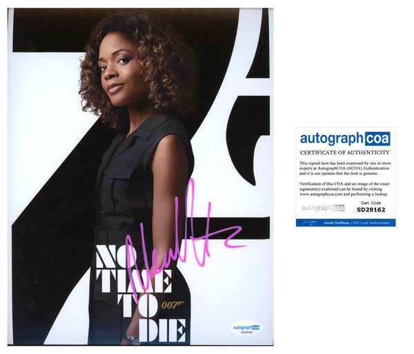 Naomie Harris Bond Signed Autograph 8x10 Photo ACOA