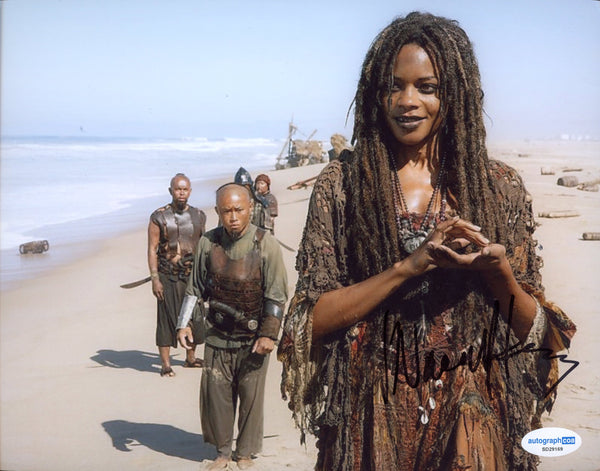 Naomie Harris Pirates Signed Autograph 8x10 Photo ACOA