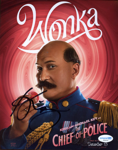 Keegan Michael Key Wonka Signed Autograph 8x10 Photo ACOA