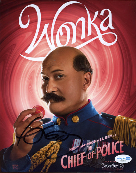 Keegan Michael Key Wonka Signed Autograph 8x10 Photo ACOA