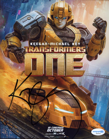 Keegan Michael Key Transformers Signed Autograph 8x10 Photo ACOA