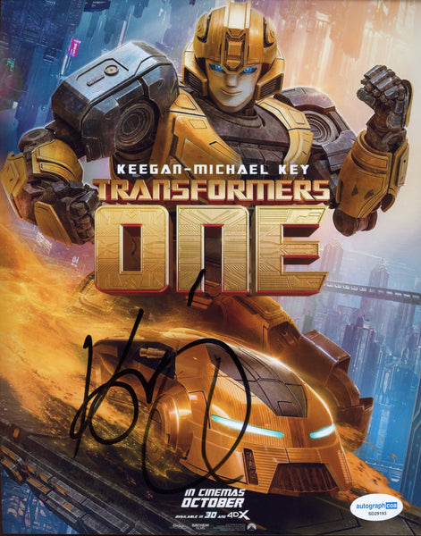 Keegan Michael Key Transformers Signed Autograph 8x10 Photo ACOA