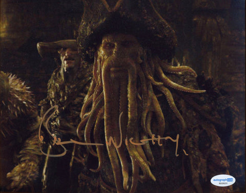 Bill Nighy Pirates Signed Autograph 8x10 Photo ACOA