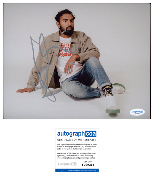 Himesh Patel Franchise Signed Autograph 8x10 Photo ACOA