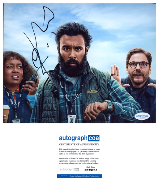 Himesh Patel Franchise Signed Autograph 8x10 Photo ACOA