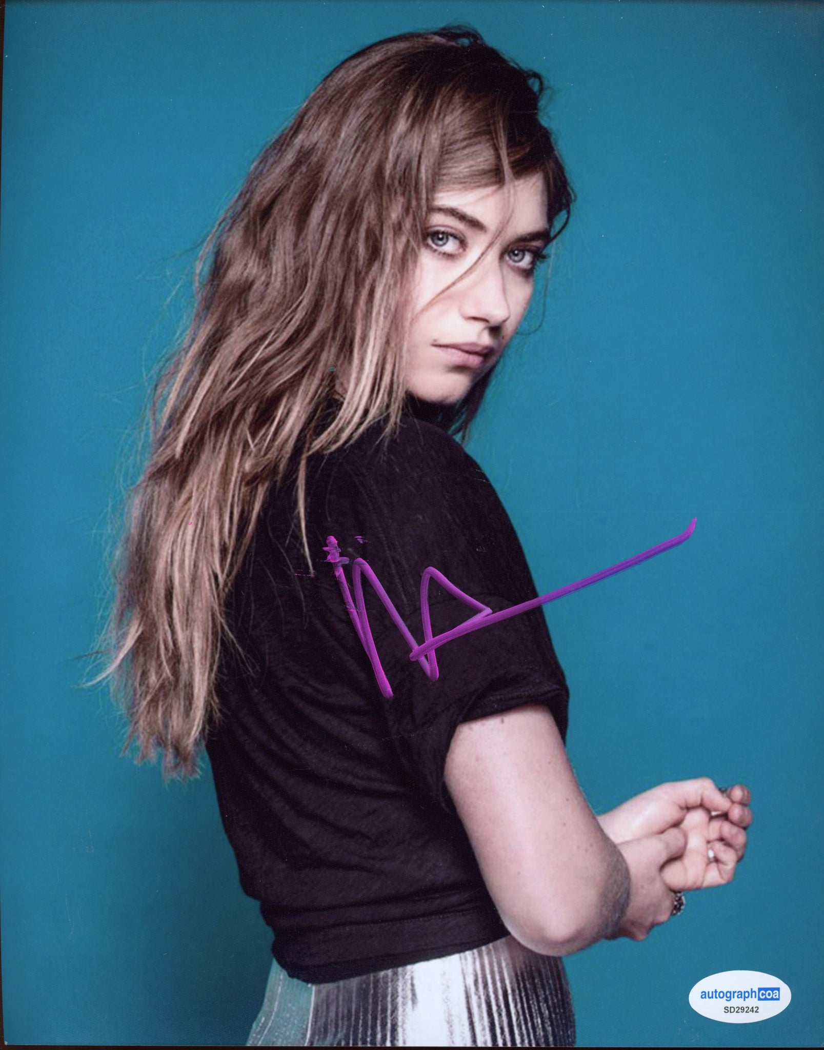 Imogen Poots Sexy Signed Autograph 8x10 Photo ACOA