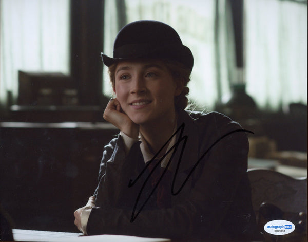 Saoirse Ronan Little Women Signed Autograph 8x10 Photo ACOA