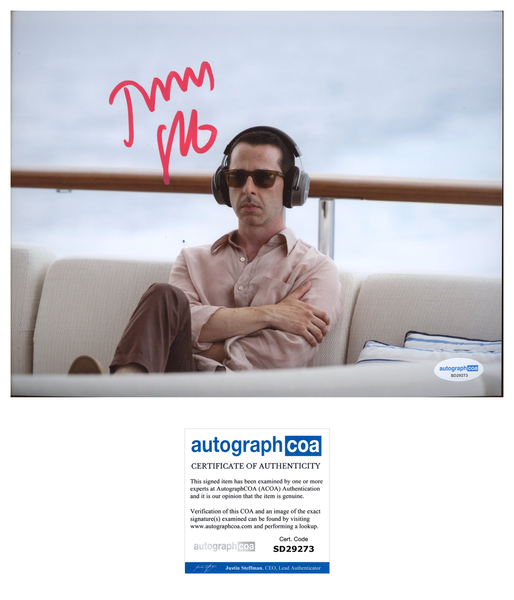 Jeremy Strong Succession Signed Autograph 8x10 Photo ACOA