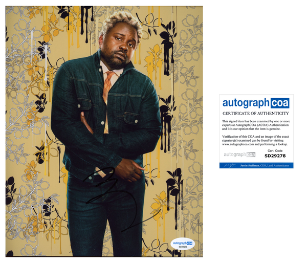 Brian Tyree Henry Bullet Train Signed Autograph 8x10 Photo ACOA