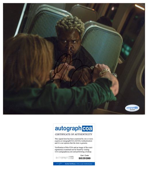 Brian Tyree Henry Bullet Train Signed Autograph 8x10 Photo ACOA
