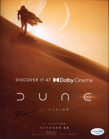 Denis Villeneuve Dune Signed Autograph 8x10 Photo ACOA